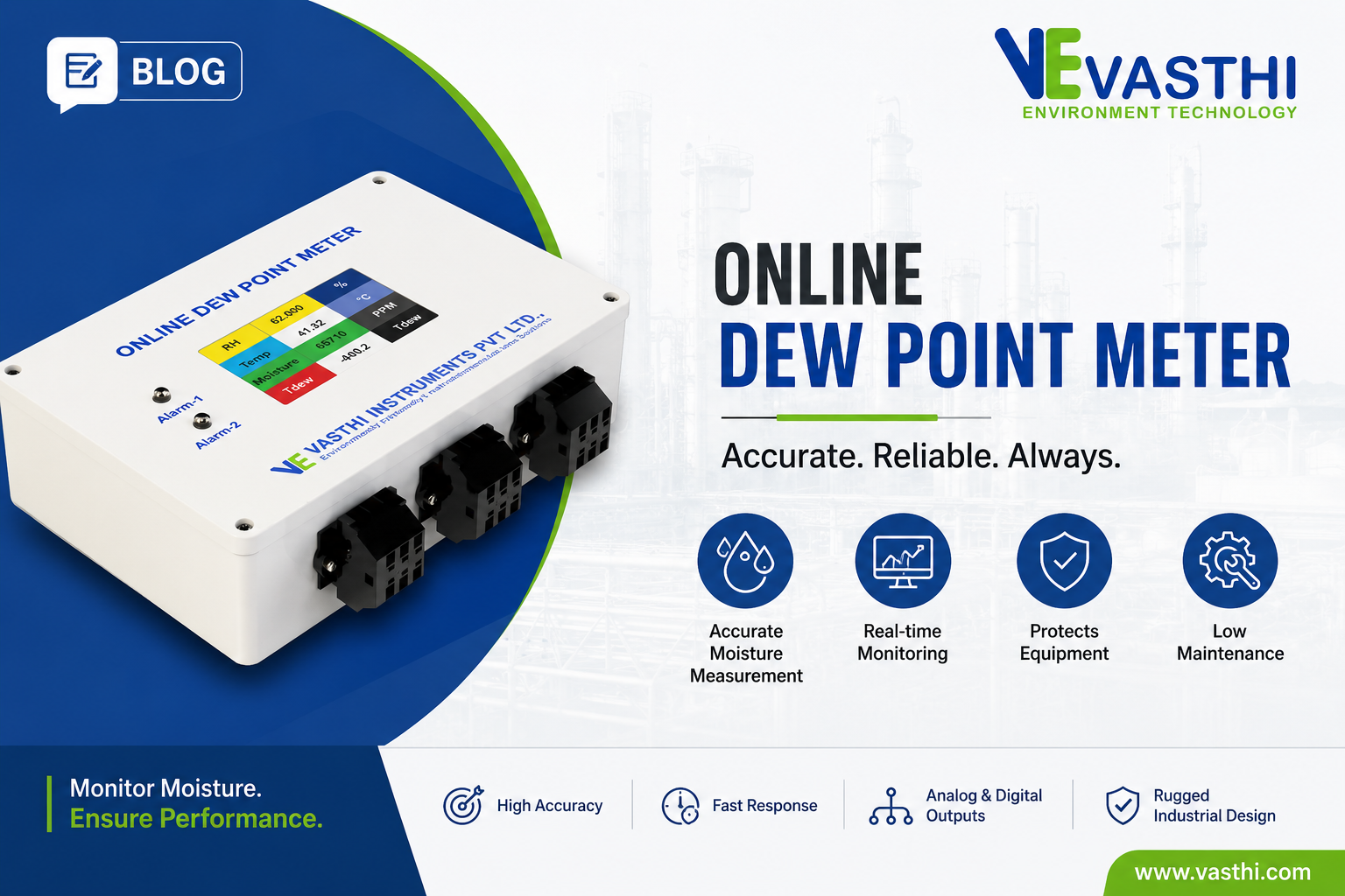 Online Dew Point Meter: Working Principle, Applications &amp; Benefits
